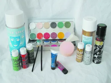 Farben für Schwamm und Pinsel / peinture pour pinceau/éponge